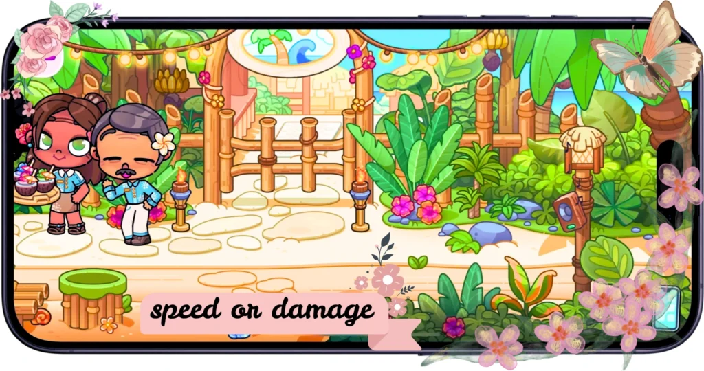 increased speed or damage.